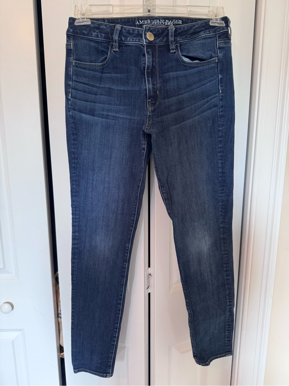 American Eagle Outfitters Blue Stretch Jeggings